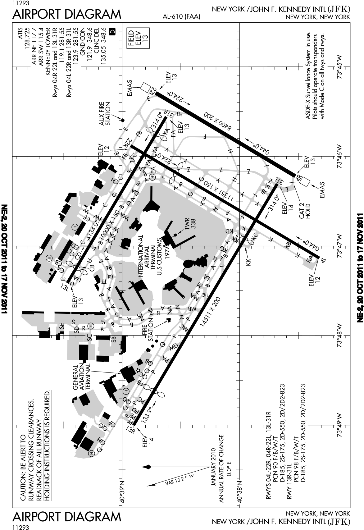 Kennedy International Airport - Jfk Airport Map Clipart (1200x1843), Png Download