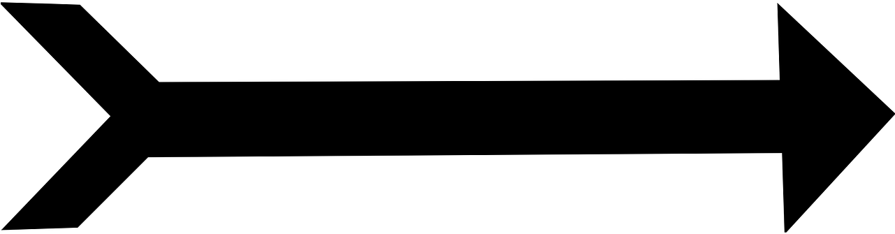 Arrow Black Right Direction Png Image - Paper Product Clipart (1280x640), Png Download