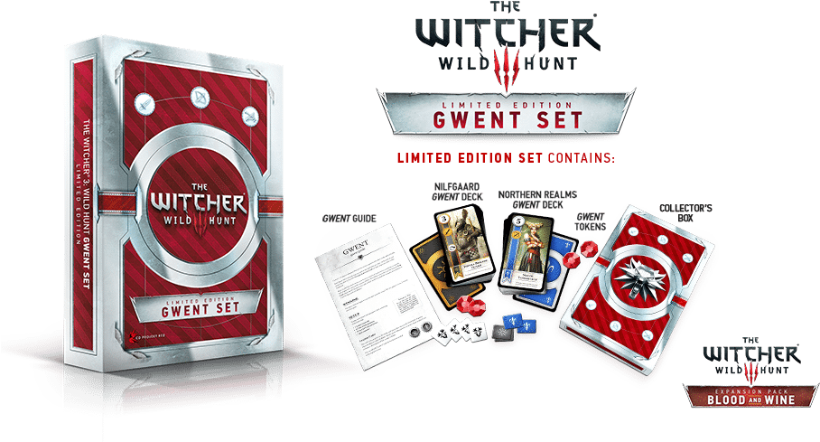 Blood And Wine Gwent - Witcher Blood And Wine Cards Clipart (908x489), Png Download