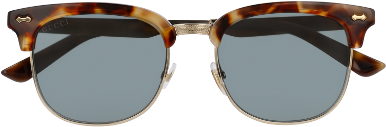 Gucci Gg 0051s Sunglasses - Reflection Clipart (1000x560), Png Download