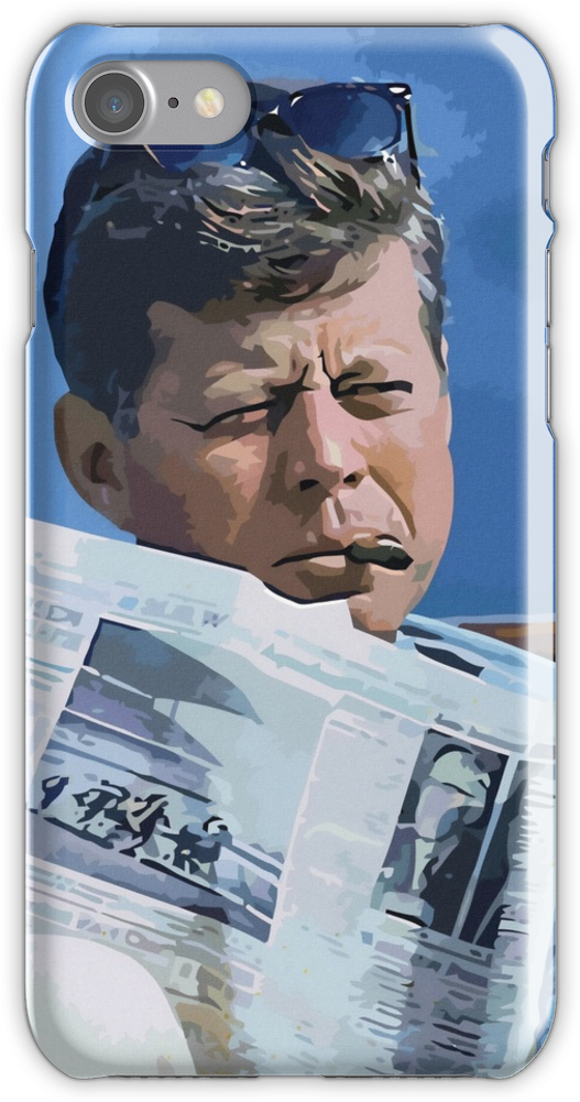 Painting John F - Jfk Smoking A Cigar Clipart (750x1000), Png Download