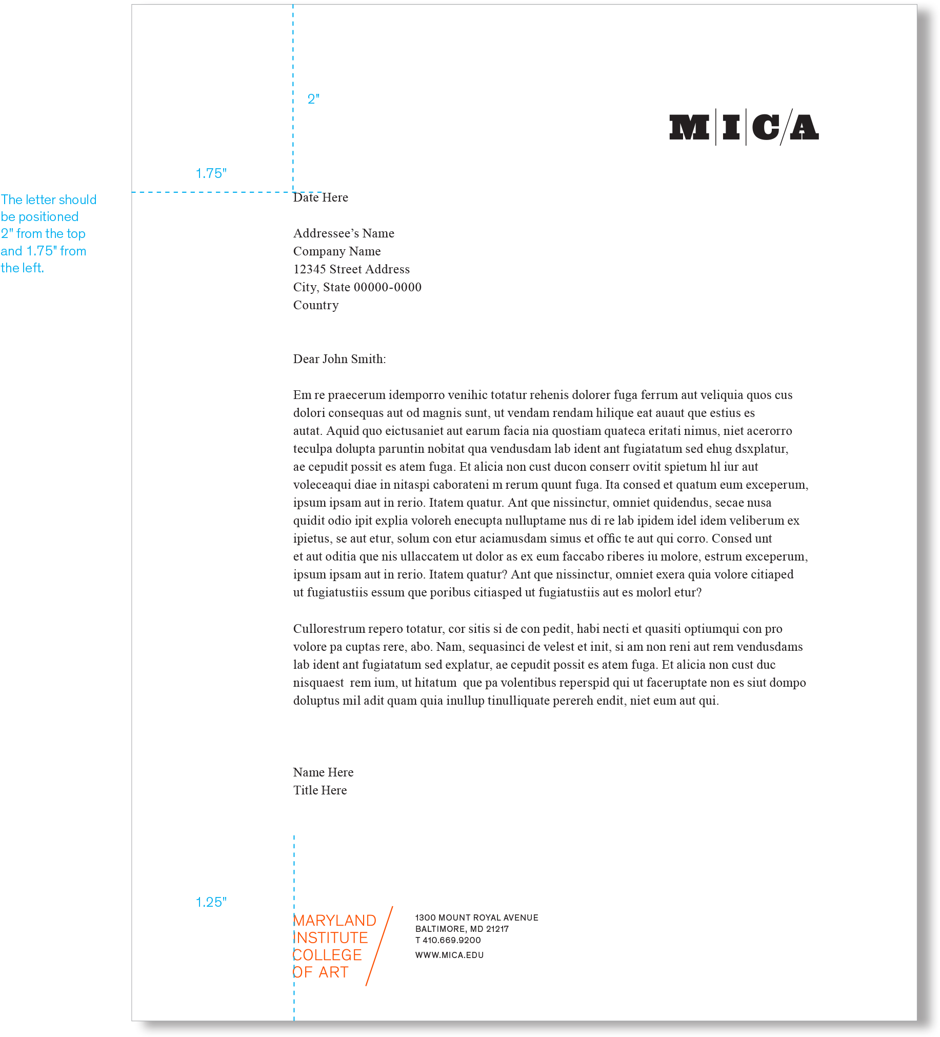 Mica Letterhead Clipart (1870x2052), Png Download