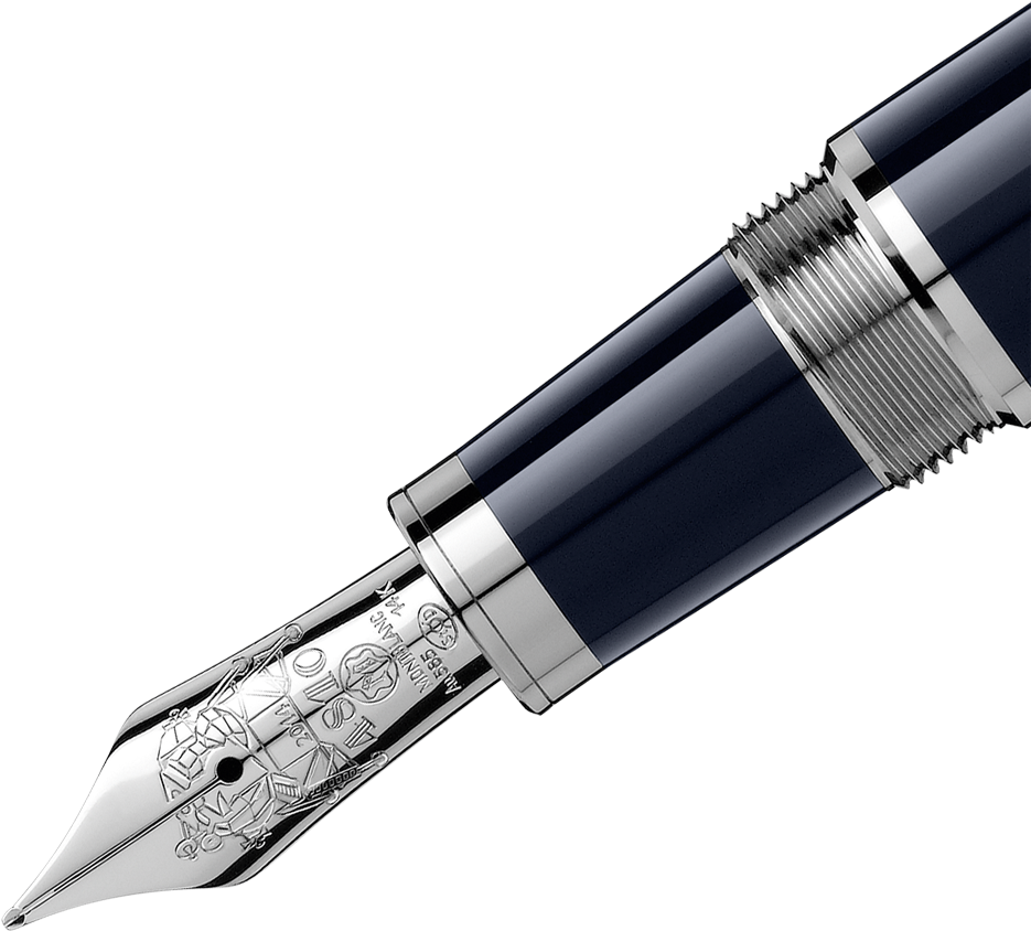 Montblanc John F - Mont Blanc Navy Pen Clipart (1000x1000), Png Download