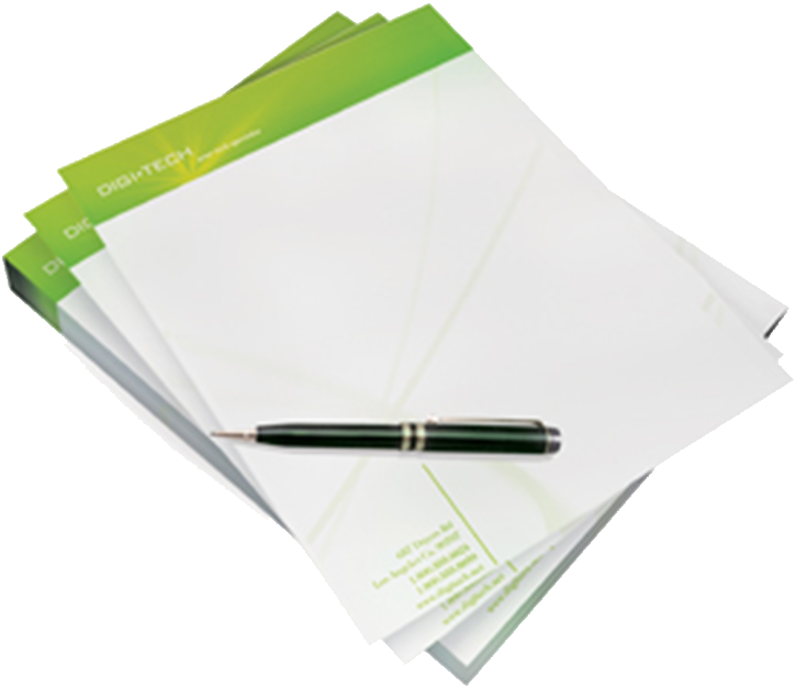 Full Color Letterhead - Paper Clipart (1050x700), Png Download