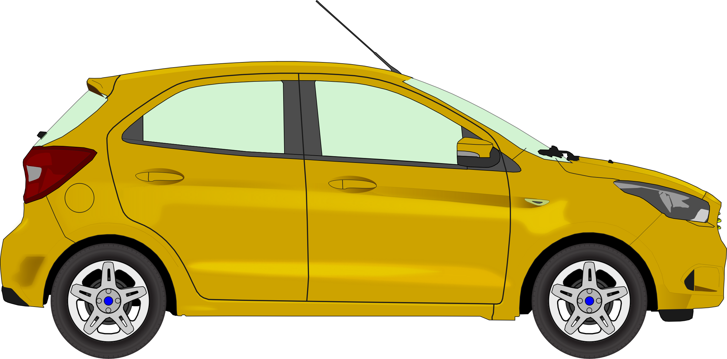 This Free Icons Png Design Of Car 13 , Png Download - Purple Car Clip Art Transparent Png (2400x1186), Png Download