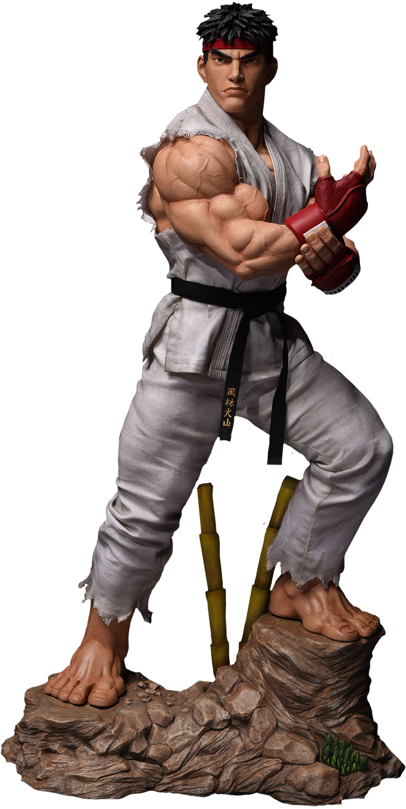 Ryu 1/3 Scale Statue - Ryu Street Fighter Figure Clipart (888x1684), Png Download