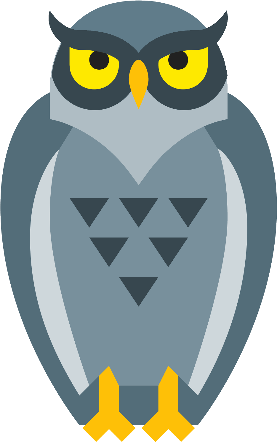 Owl Png , Png Download - Owl Icon Clipart (935x1492), Png Download