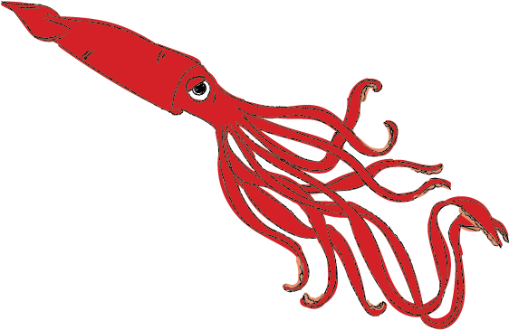 Deepest Documented Giant Squid Sighting - Octopus Clipart (752x445), Png Download