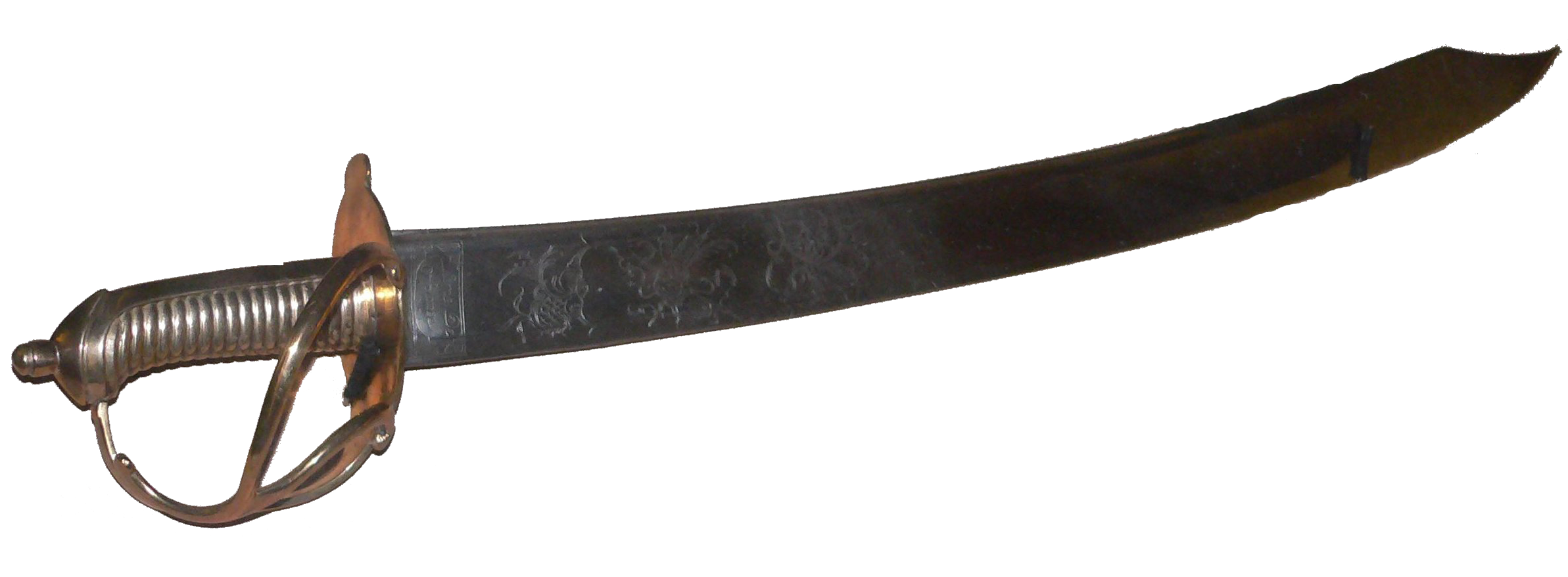Museemarine Sabre P1000456 - Swords Back Then Clipart (2426x1050), Png Download
