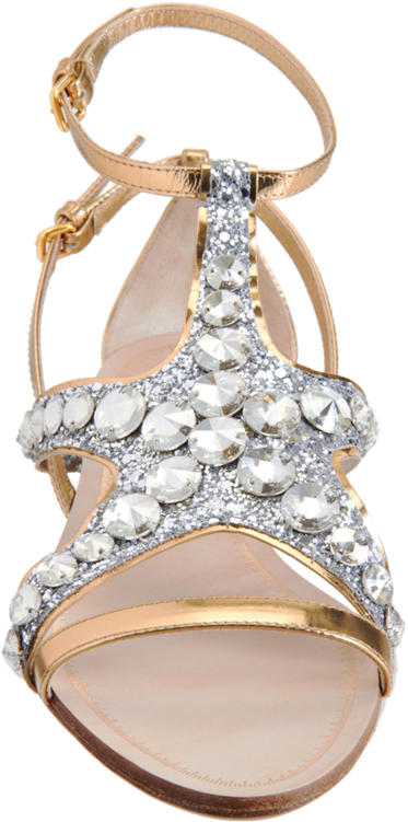 Miu Miu Starfish Sandal, Wedding Sandals - Sandal Clipart (450x750), Png Download