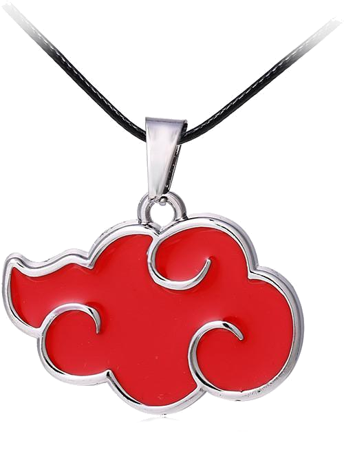 Naruto Akatsuki Pendant Necklace - Akatsuki Clipart (800x800), Png Download