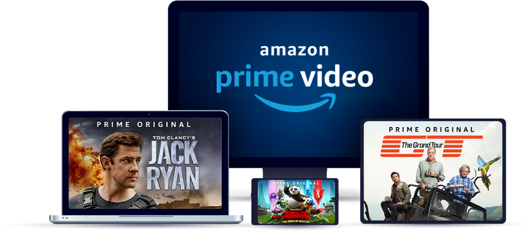 Amazon Prime Video - Animation Clipart (1112x459), Png Download