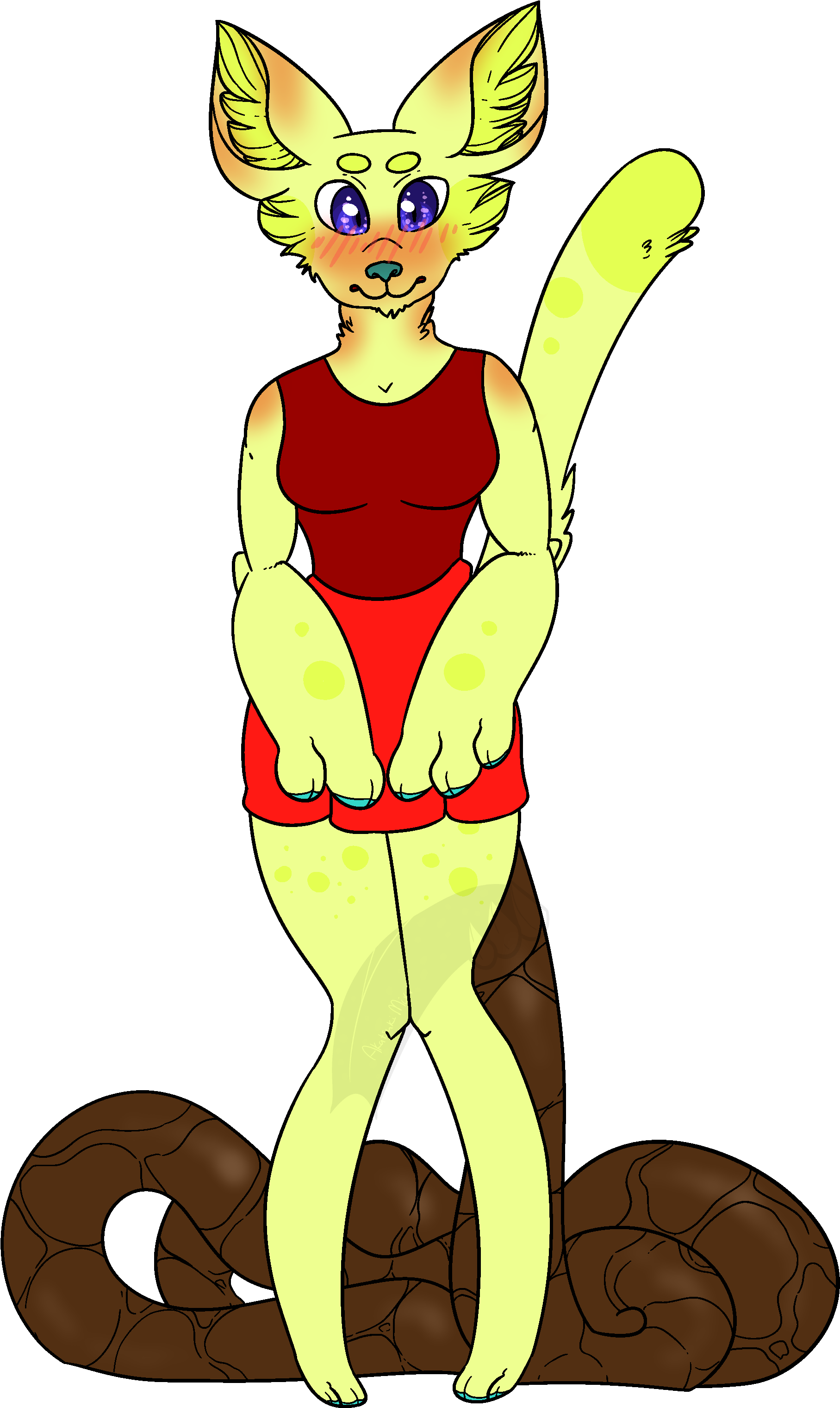 Akatsuki-miru Welp Clipart (2136x3224), Png Download