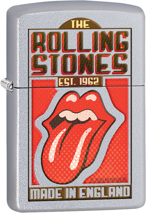 #29127 Rolling Stones Allan Distributors, Llc - Zippo Clipart (535x758), Png Download