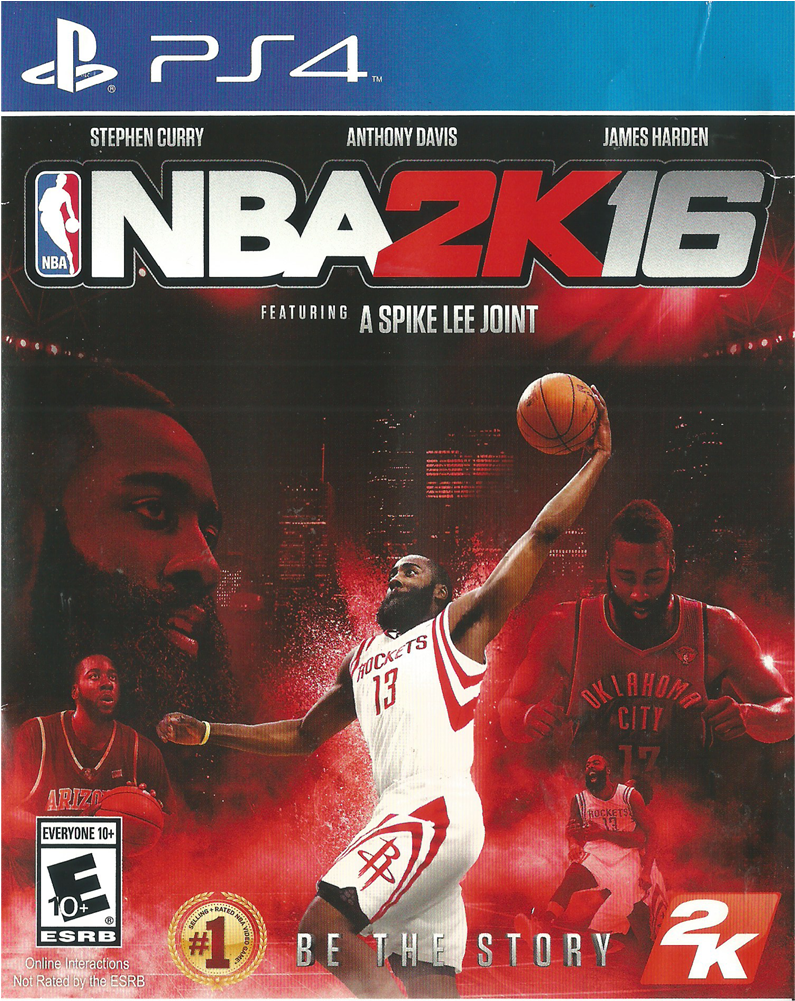 Nba 2k Harden Cover Clipart (1000x1000), Png Download
