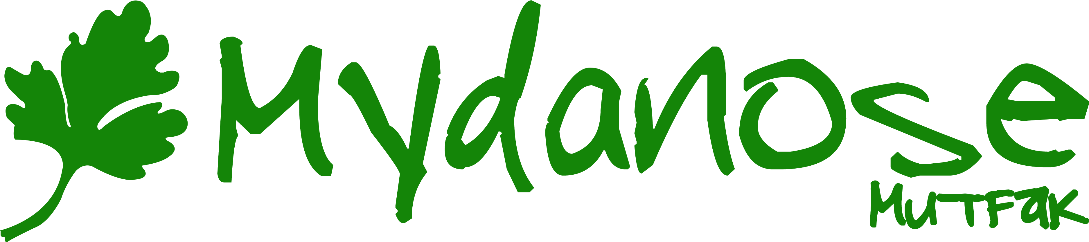 Mydanose Mutfak - Calligraphy Clipart (3890x1272), Png Download