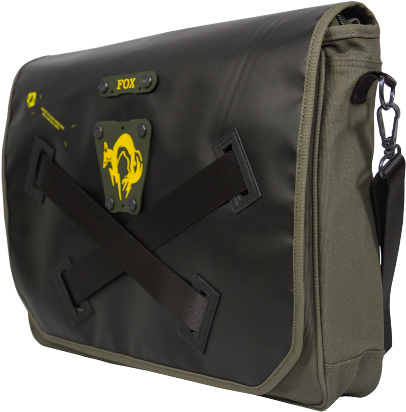 Flight Bag Mgs Flight Bag, Gear Art, Cool Gear, Metal - Messenger Bag Clipart (794x807), Png Download