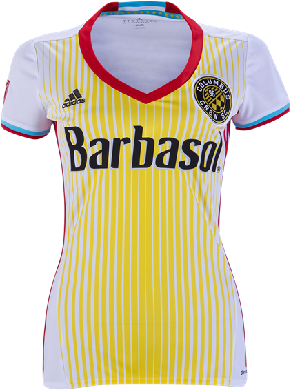 Adidas Columbus Crew Sc Away Jersey Women's Size M - Sports Jersey Clipart (600x600), Png Download