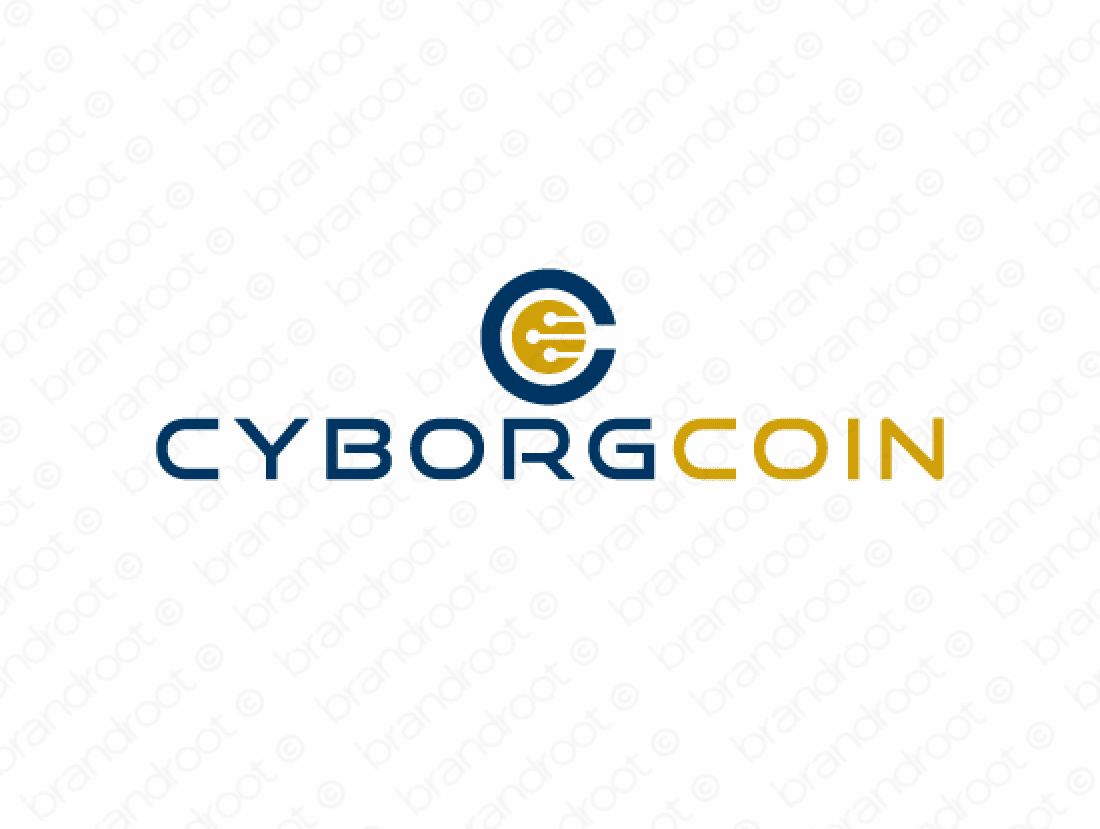 Cyborgcoin Logo Design Included With Business Name - Circle Clipart (1100x829), Png Download
