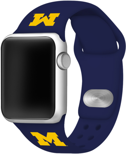 Wvu Apple Watch Bands Clipart (600x600), Png Download