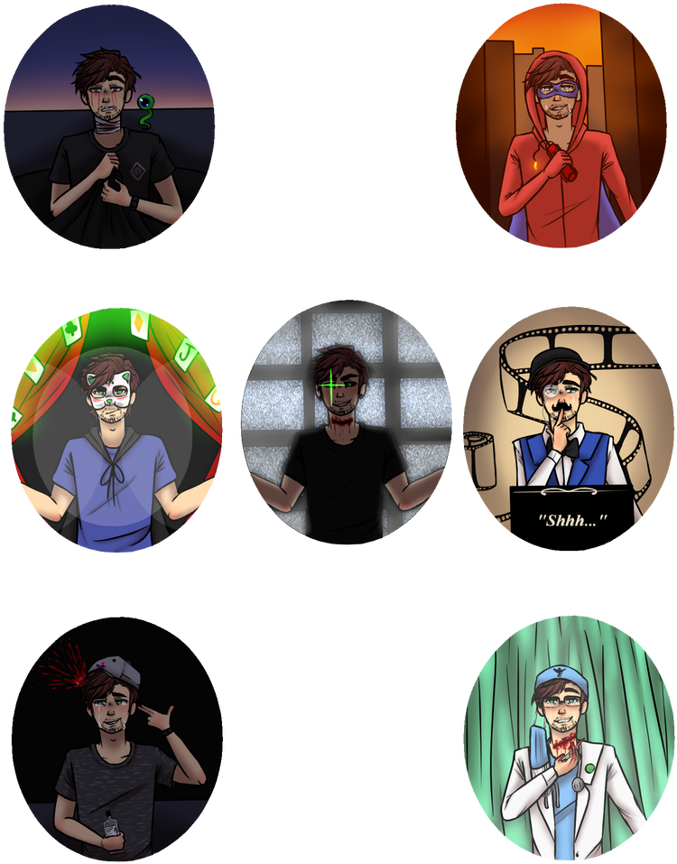 Septic Ego Portraits By Sabrina-tellijohn - Cartoon Clipart (780x1024), Png Download