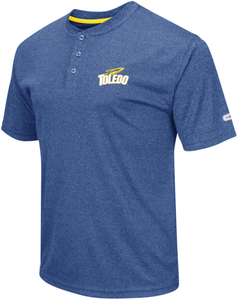 University Of Toledo Puddy Henley Tee - Active Shirt Clipart (600x600), Png Download