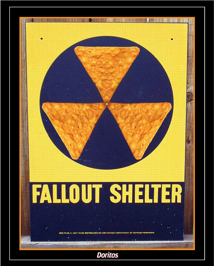 Doritos Munchies Work - Dod Fallout Shelter Sign Clipart (960x860), Png Download