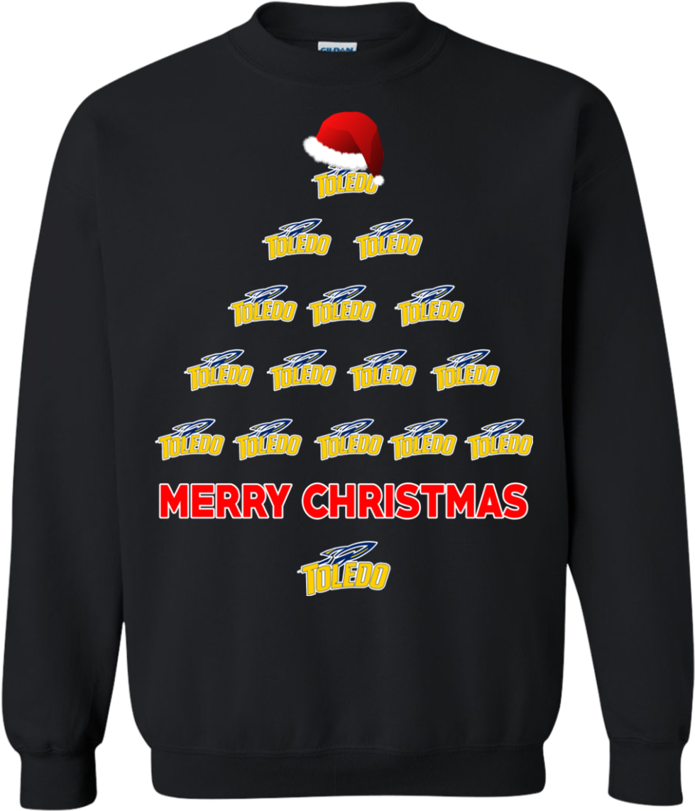 Toledo Rockets Ugly Christmas Sweaters Merry Christmas - Bendy And The Ink Machine Im Outta Here Clipart (1155x1155), Png Download