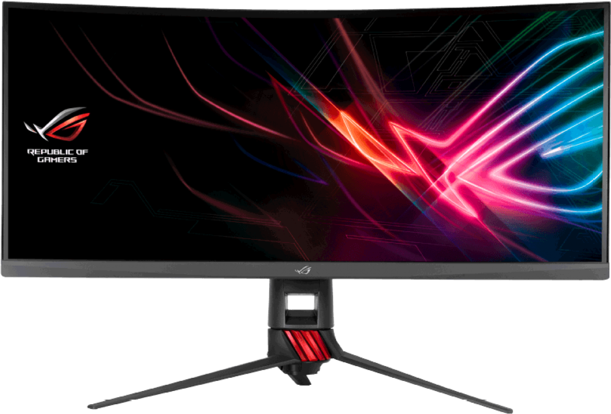 Asus Rog Strix Xg35vq 89cm Curved Qhd Gaming Monitor - Asus Rog Strix Xg35vq 35 Clipart (1200x1200), Png Download