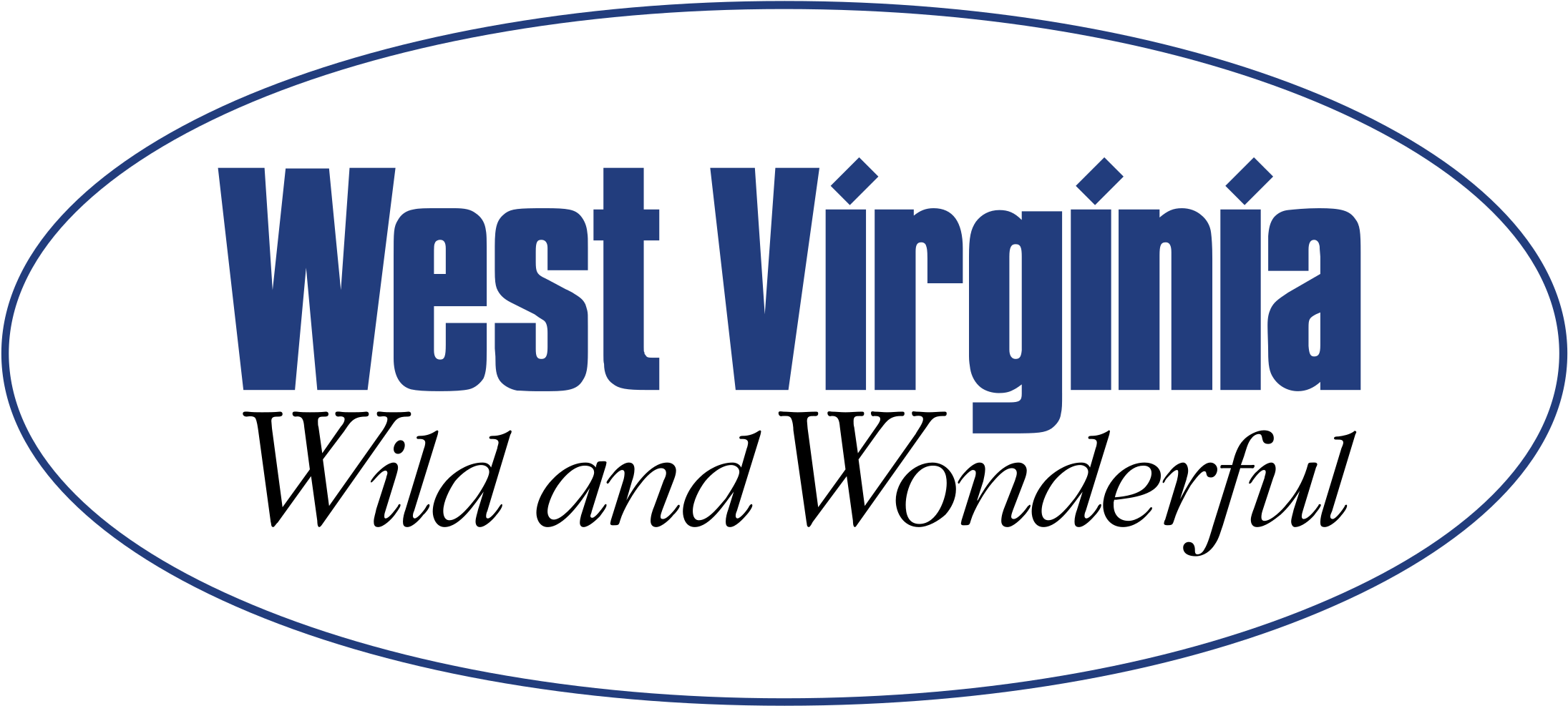 West Virginia Logo Png Transparent - West Virginia Tourism Clipart (2191x987), Png Download
