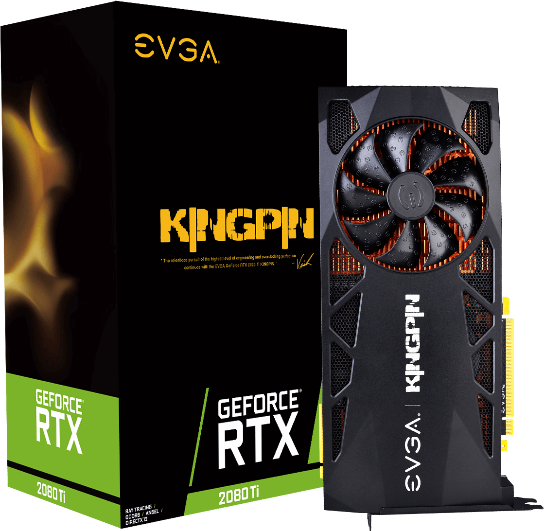 Evga Annoucnes New K - Evga Rtx 2080 Ti Kingpin Clipart (1200x1200), Png Download