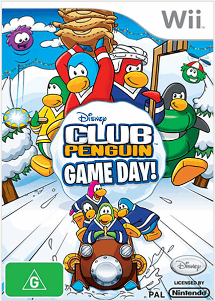 Club Penguin Game Day Wii Clipart (600x600), Png Download