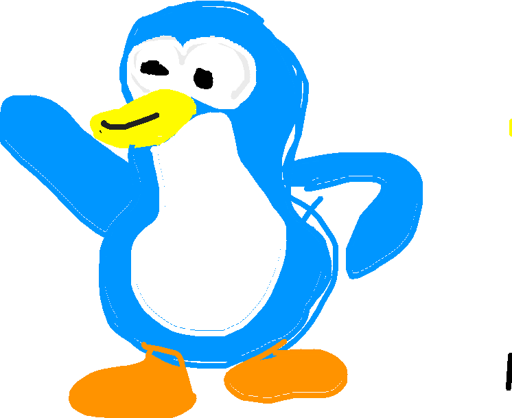 Drawing - Drawing - Adã©lie Penguin Clipart (746x609), Png Download