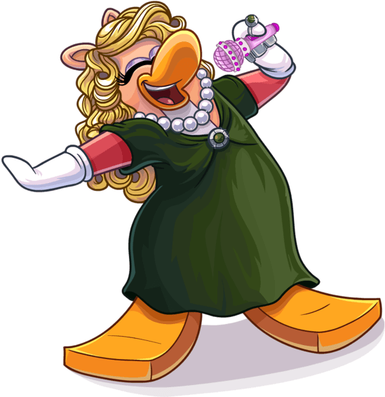 Photo Courtesy Of Club Penguin - Club Penguin Sing Clipart (600x600), Png Download