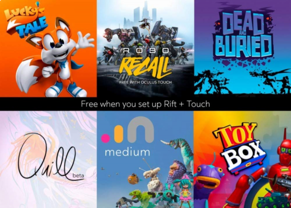 Oculus Marvel Powers United Vr Rift Touch Bundle, Evga - Lucky's Tale Clipart (600x430), Png Download