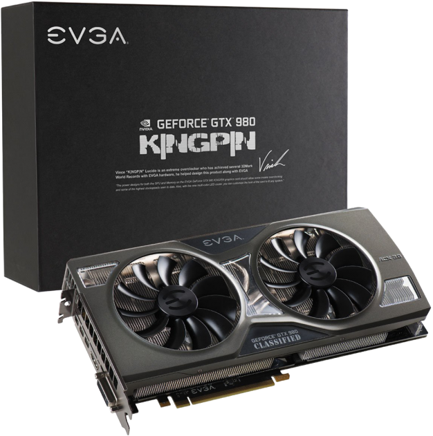 Evga Gtx 980 Kingpin Clipart (637x637), Png Download