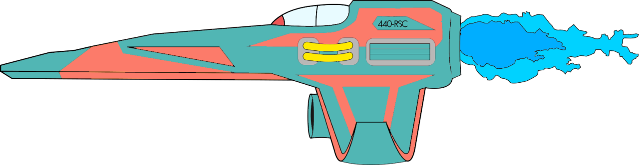 Little No Man's Sky Themed Ship - Monoplane Clipart (1280x331), Png Download