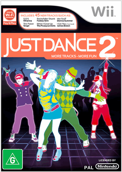 Just Dance 2 Pal Clipart (600x600), Png Download