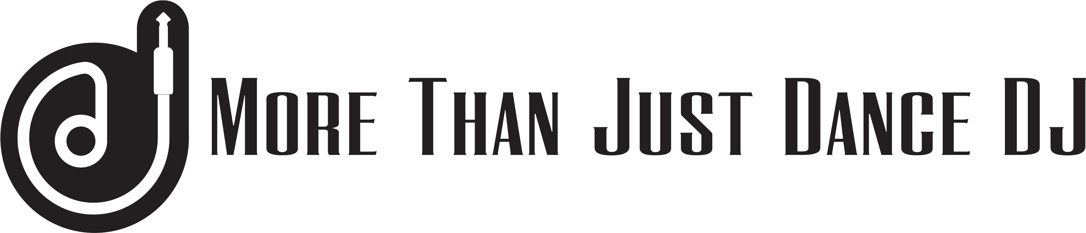 More Than Just Dance Dj - Human Action Clipart (3685x800), Png Download