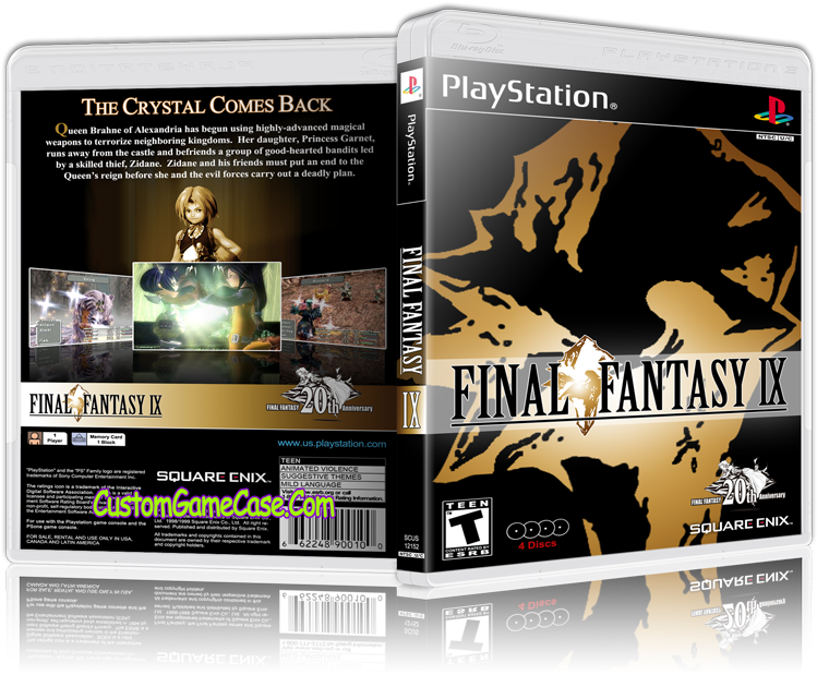 Final Fantasy Ix Sony Playstation 1 Psx Ps1 - Playstation 2 Clipart (800x631), Png Download