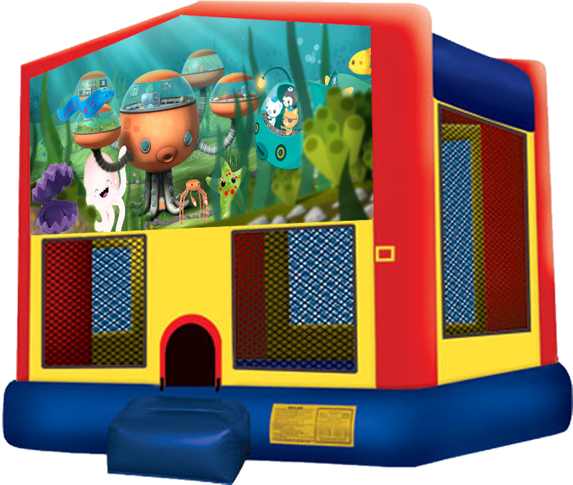 Austin Bounce House Rentals - Pj Masks Bounce House Clipart (864x792), Png Download