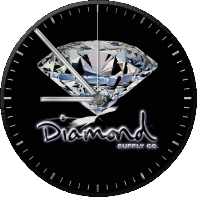 Diamond Supply Co Analog Preview Clipart (632x632), Png Download