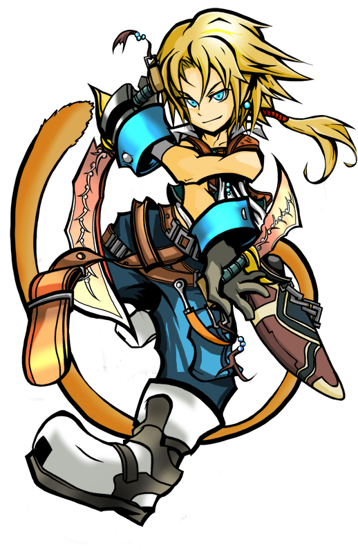 Anime, Pixiv Id 54626, Final Fantasy Ix, Zidane Tribal - Cat Zidane Tribal Clipart (518x794), Png Download