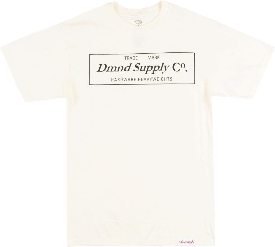 Diamond Supply Co Dmnd Logo T-shirt Men Skateboard - Active Shirt Clipart (1127x1000), Png Download