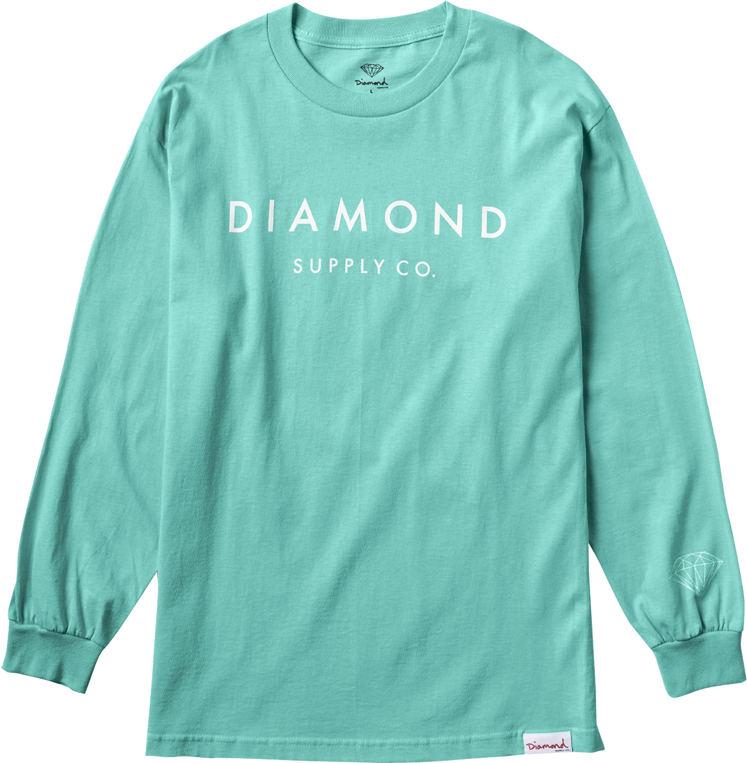Diamond Supply Co - Long-sleeved T-shirt Clipart (1500x1500), Png Download