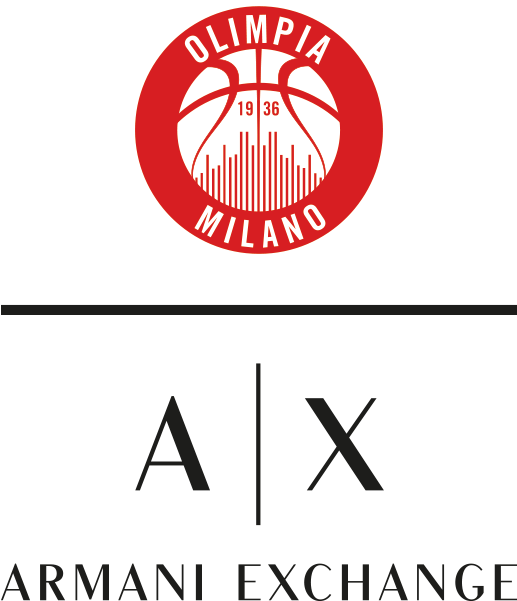 Ax Armani Exchange Olimpia Milan Logo Clipart (600x600), Png Download