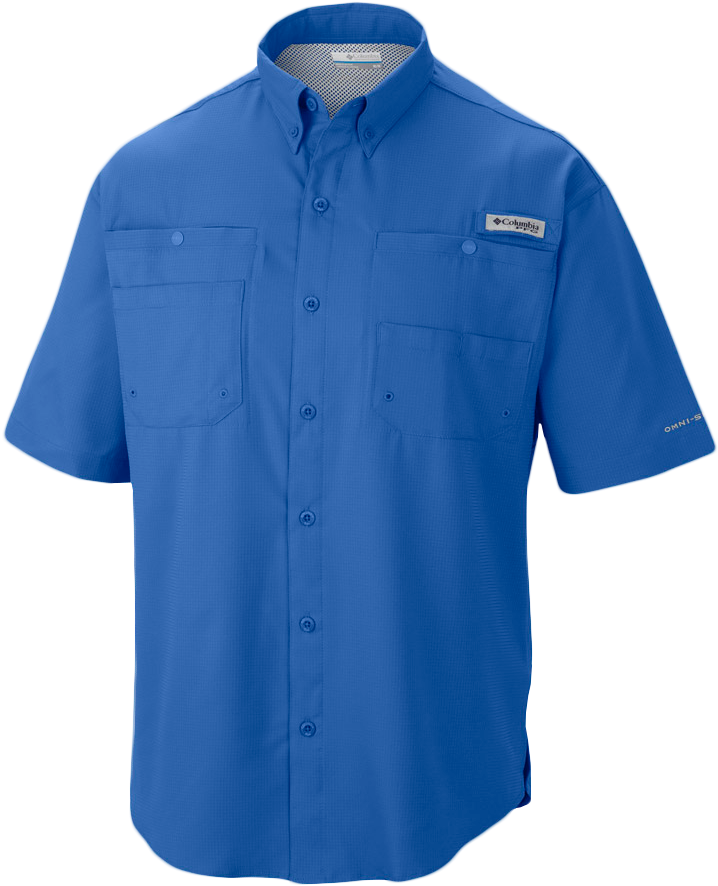 Blue Columbia Fishing Shirt Clipart (936x936), Png Download