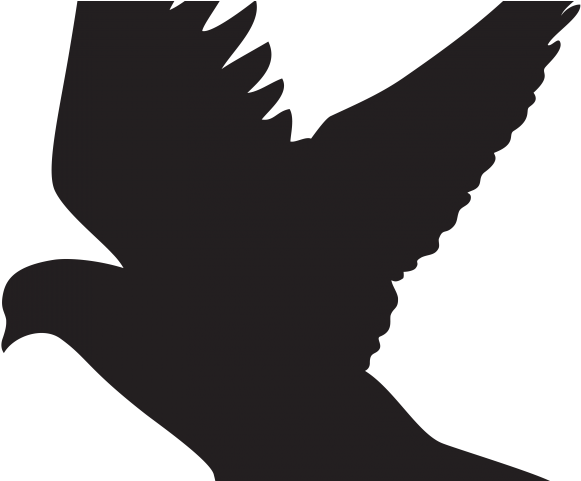 Raven Clipart Flying - Flying Dove Clipart - Png Download (640x480), Png Download
