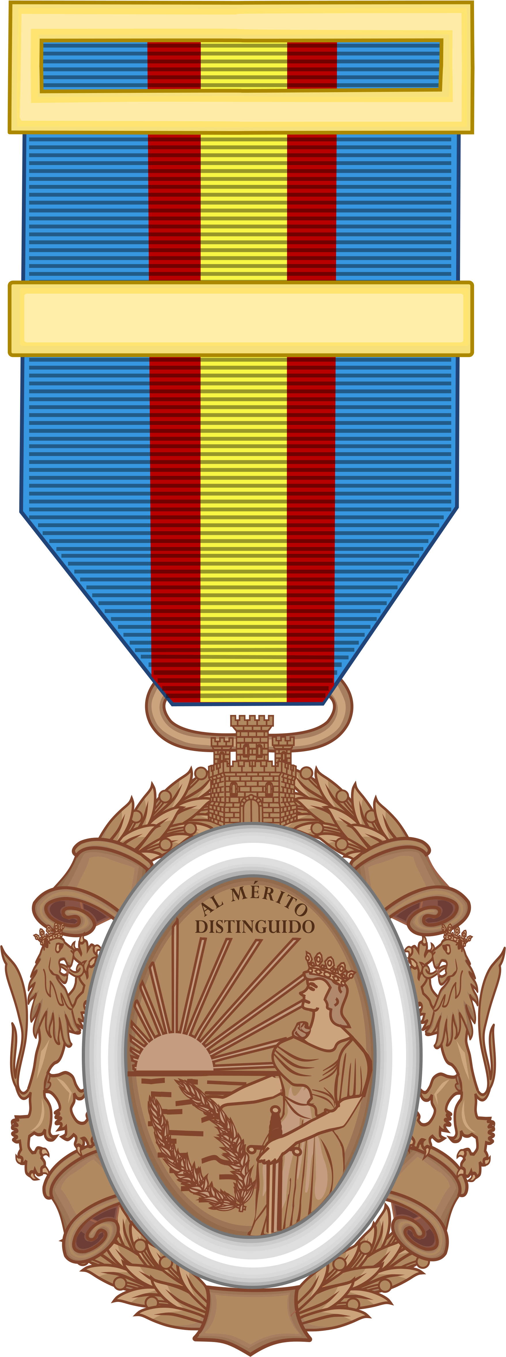 Navy Cross Medal - Medalla Del Ejército Clipart (2000x4905), Png Download