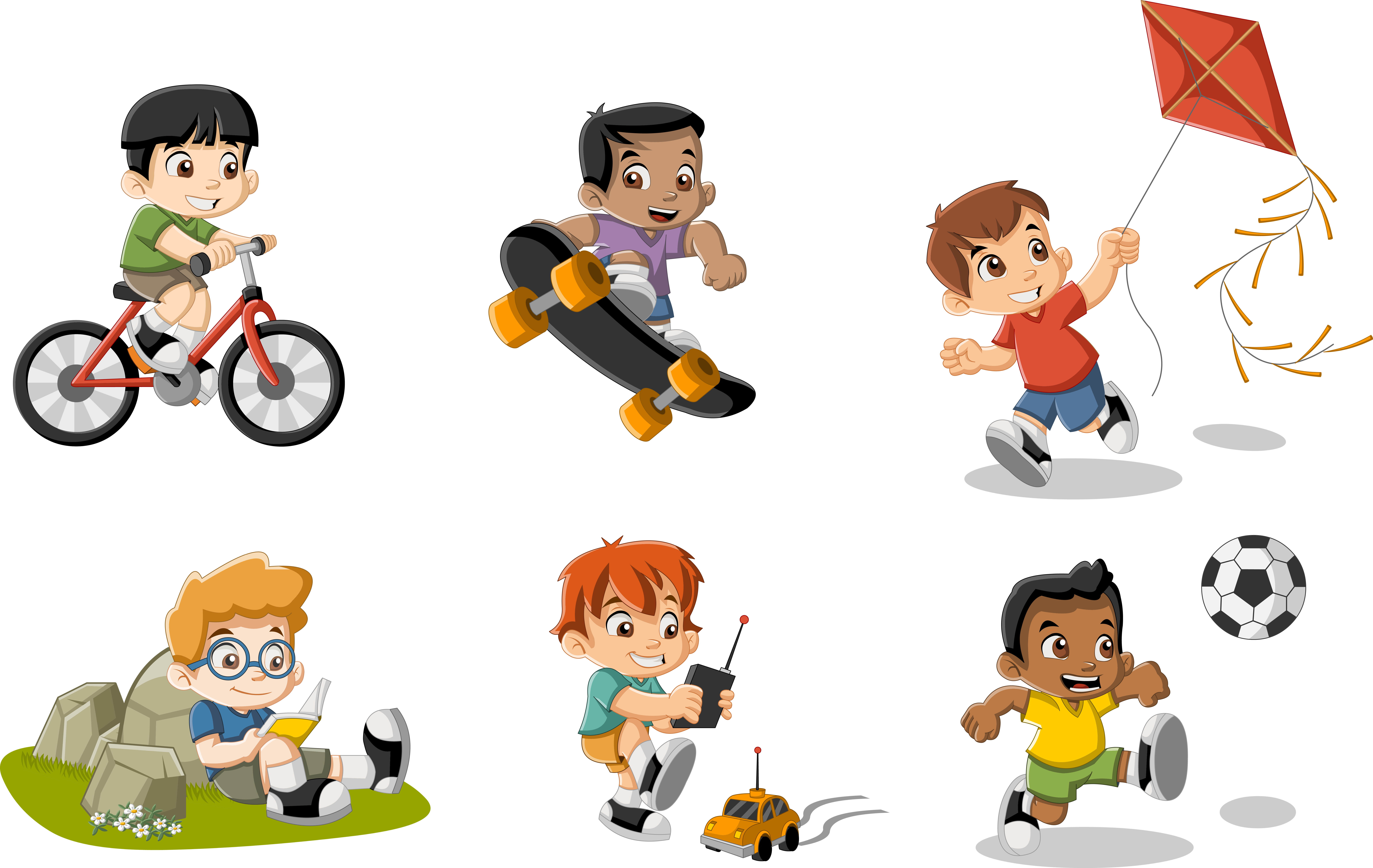 Doing Clipart Child Sport - Png Download (9529x6027), Png Download